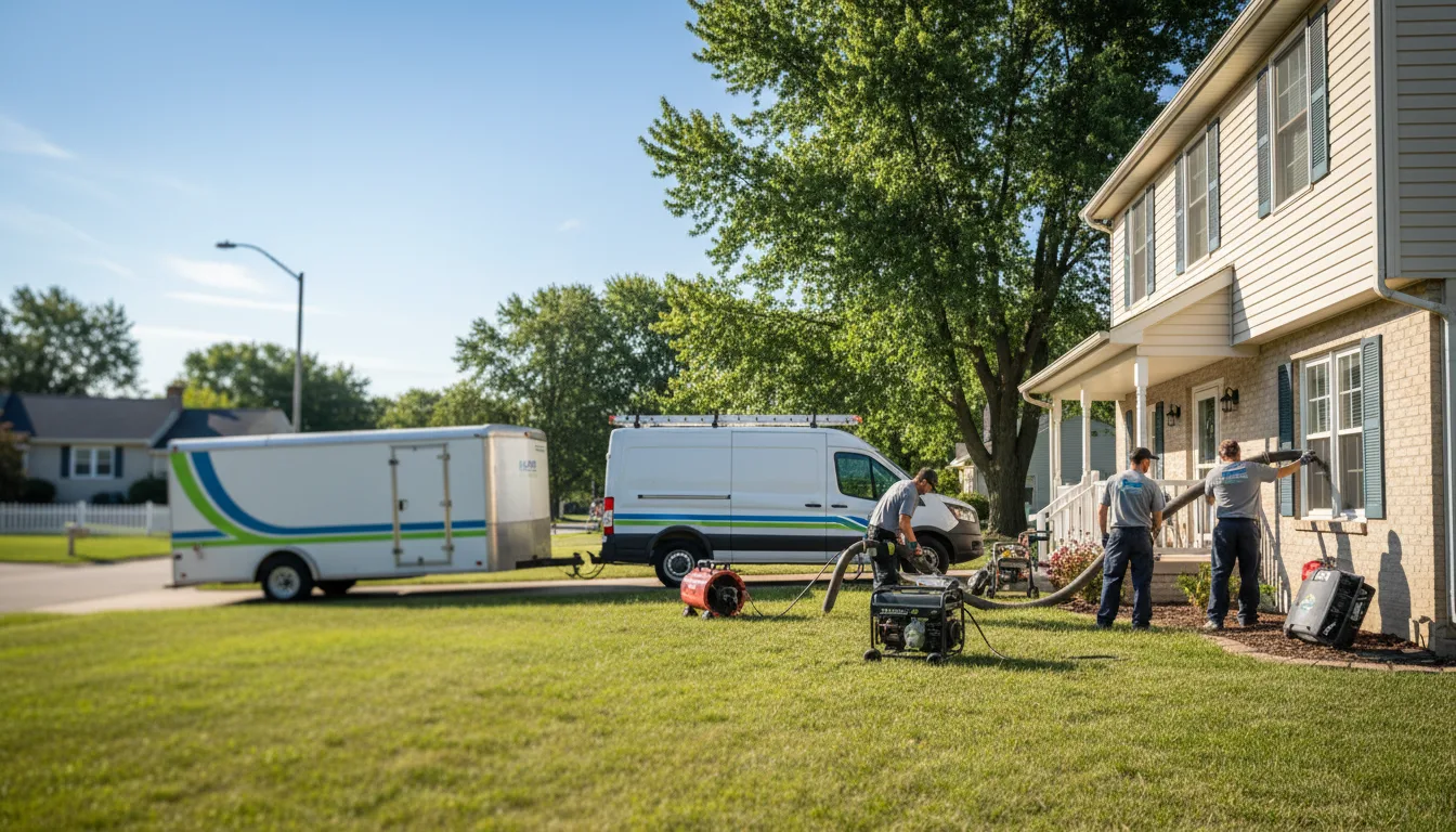 Flooded Basement Restoration And Cleanup With Repair in Bellwood, NE near me